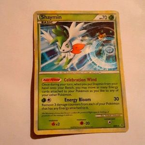 Shaymin pokemon card